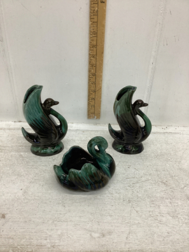 BLUE MOUNTAIN POTTERY SWANS