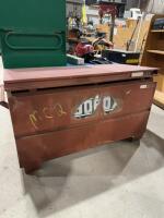Heavy steel chest