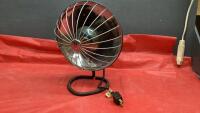 SMALL VINTAGE CROWN ELECTRIC RADIANT HEATER