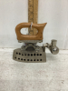 SMALL GAS IRON. USED IN DOLL FACTORY