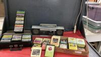 8-TRACKS, CASSETTE TAPES & PLAYER