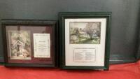 (2) TOLLE ART PICTURES - "MOM & DAD" AND "GRANDPARENTS"