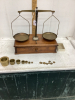 HENRY TROEMNER BALANCE SCALE. COMPLETE SET OF WEIGHTS