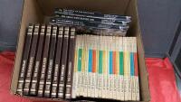 BOX W/ OLD WEST, ARTS LINK ENCYCLOPEDIAS & ALBERTA HISTORY BOOKS