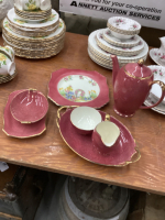 ROYAL WINTON ROSE COLORED DISHES