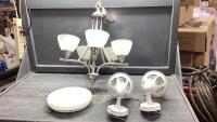 HANGING LIGHT FIXTURE (5 LIGHTS, OUTDOOR LIGHT FIXTURES