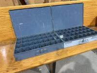 2 steel organizers