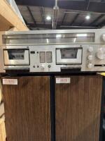 Tape player/radio and speakers