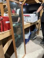 Long framed mirror
