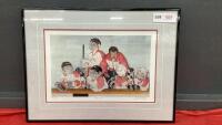 "TIME OUT" SMALL HOCKEY PICTURE - JACK SMALLEY