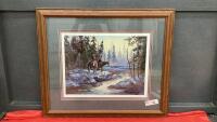 COWBOYS BY THE CREEK SIGNED PRINT - "CHECKMATE"
