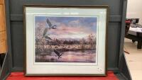 CANADA GEESE PICTURE - SIGNED PRINT - G.JARVIS..."NATURE'S SHOWCASE"