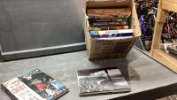 BOX OF SPORTS BOOKS - FOOTBALL, BALL PARKS, SOCCER, BASKETBALL