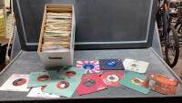 BOX OF 45 RPM RECORDS