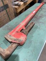 48 inch rigid, steel pipe wrench
