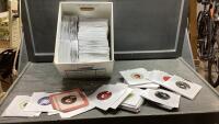 BOX OF 45 RECORDS