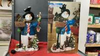 LARGE FLOOR SNOWMAN - POLYRESIN