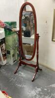 FREE STANDING MIRROR - SWIVELS