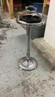 VINTAGE FLOOR STAND ASHTRAY - CHROME FINISH