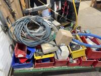 Trolly of miscellaneous shop supply