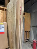 Stack of plywood and OSB board