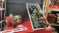 (2) UNDERBED TOTES W/ CHRISTMAS DECOR