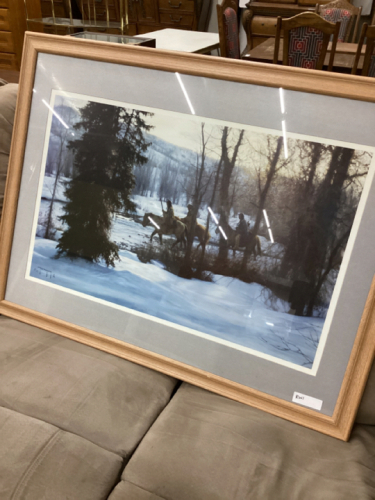 LARGE FRAMED + MATTED PICTURE