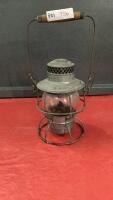 ANTIQUE CPR OIL LANTERN