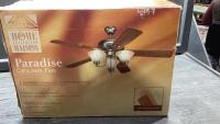 PARADISE CEILING FAN WITH 3 LIGHTS