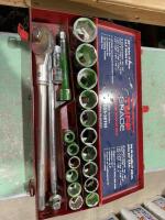 Tuff grade three-quarter inch drive socket set