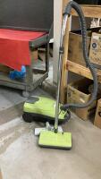 KENMORE CANISTER VACUUM - LIGHT GREEN