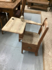 WOOD SCHOOL DESK