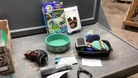 DOG GROOMING + FEEDING ITEMS