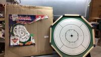 CROKINOLE /BACKGAMMON GAME