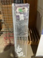 Closet made super slide shelf with brackets