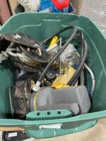 Tub of miscellaneous