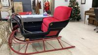 MUNRO MCINTOSH & CO. CUTTER W/ RED VELVET CUSHIONED SEAT