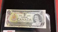 CANADA 1973 $1 BILL