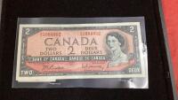 1954 CANADA $2 BILL