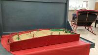ANTIQUE TABLETOP "PINBALL" HOCKEY GAME - MONROE GAMES LTD