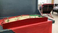 ANTIQUE TABLETOP "PINBALL" HOCKEY GAME - MONROE GAMES LTD