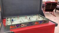 ANTIQUE "PROHOCKEY" WOOD FRAME TABLETOP HOCKEY GAME