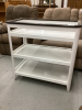 WHITE SHELF UNIT - 2