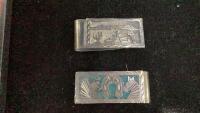 (2) MEXICAN MONEY CLIPS