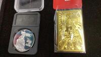 TITANIC TOKEN & GOLD COLORED ASIAN COLLECTIBLE PIECE