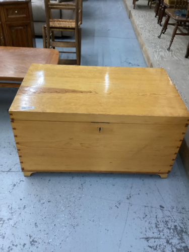 WOOD TRUNK. DOVETAILED