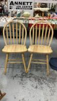 (2) KITCHEN CHAIRS