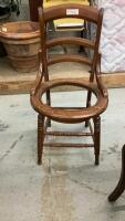 VINTAGE PROJECT CHAIR - SEAT NEEDS TO BE RECANED