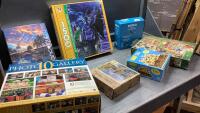 BOX OF PUZZLES