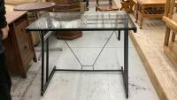 METAL & GLASS DESK